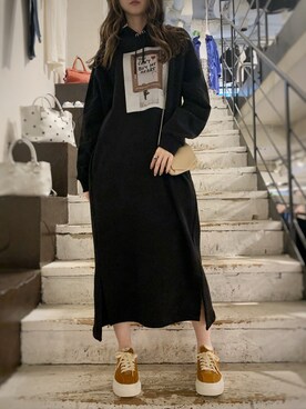 4onさん（レディース・168cm）の冬コーディネート