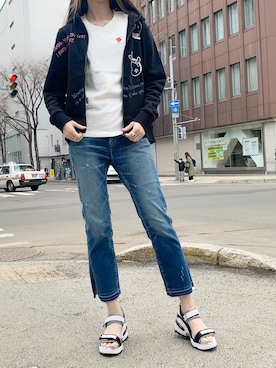 4onさん（レディース・168cm）の春コーディネート