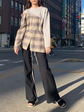 4onさん（レディース・168cm）の春コーディネート