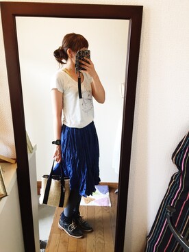 さとこさんです。さん（レディース・165cm）の夏コーディネート