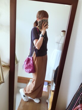 「Deux Lux（デュラックス）のアイテム」を使った、さとこさんです。さん（レディース・165cm）の夏コーディネート