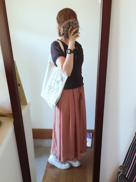 さとこさんです。さん（レディース・165cm）の夏コーディネート