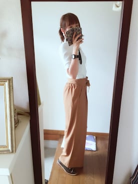 さとこさんです。さん(レディース・165cm)の夏コーディネート