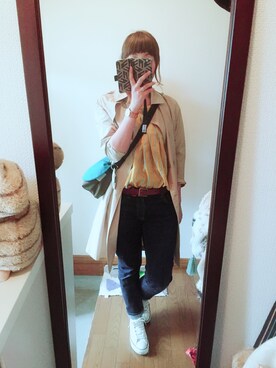 さとこさんです。さん（レディース・165cm）の春コーディネート