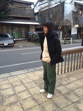 「DESCENTE ALLTERRAIN（デサント　オルテライン）のアイテム（ジャケット/アウター）」を使った、hahaさん（レディース・157cm）の冬コーディネート
