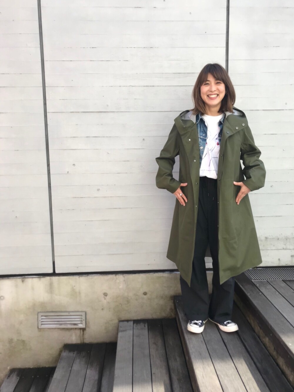 DESCENTE PAUSE（デサントポーズ）の「WOOL MIX 2.5L OVER HOODED COAT