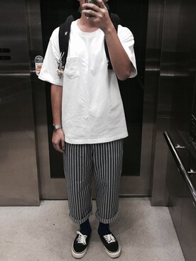 「SALA（サラ）のアイテム」を使った、POPOKAI⚡️さん（メンズ・175cm）の夏コーディネート