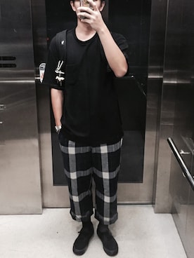 「SALA（サラ）のアイテム」を使った、POPOKAI⚡️さん（メンズ・175cm）の夏コーディネート