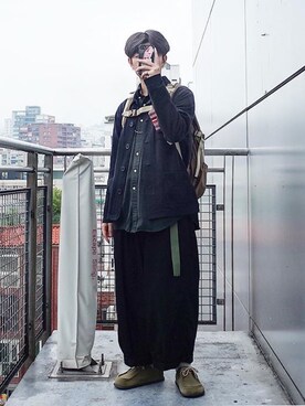 「日系休闲」｜「アイテム（その他）」を使った、POPOKAI⚡️さん（メンズ・175cm）の春コーディネート