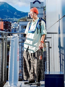 「#秋コーデ」｜「アイテム（その他）」を使った、POPOKAI⚡️さん（メンズ・175cm）の秋コーディネート