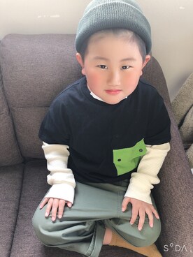 muuuさん（キッズ・120cm）の春コーディネート