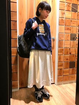 「Rydia（リディア）のアイテム」を使った、やまとさん（レディース・153cm）の冬コーディネート
