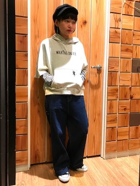 「Rydia（リディア）のアイテム」を使った、やまとさん（レディース・153cm）の冬コーディネート