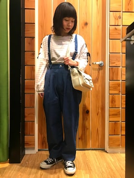 「Rydia（リディア）のアイテム」を使った、やまとさん（レディース・153cm）の春コーディネート
