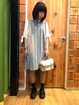 「ネコ」｜「アイテム（その他シューズ）」を使った、やまとさん（レディース・153cm）の春コーディネート