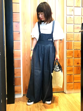 「Rydia（リディア）のアイテム（シューズ）」を使った、やまとさん（レディース・153cm）の春コーディネート