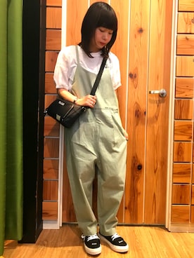 「Rydia（リディア）のアイテム（シューズ）」を使った、やまとさん（レディース・153cm）の夏コーディネート