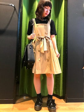 「Rydia（リディア）のアイテム（シューズ）」を使った、やまとさん（レディース・153cm）の夏コーディネート