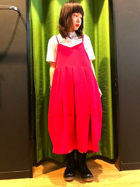 「Rydia（リディア）のアイテム（シューズ）」を使った、やまとさん（レディース・153cm）の夏コーディネート
