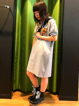 「Rydia（リディア）のアイテム（シューズ）」を使った、やまとさん（レディース・153cm）の夏コーディネート