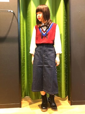 「Rydia（リディア）のアイテム（シューズ）」を使った、やまとさん（レディース・153cm）の夏コーディネート