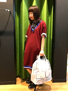 「Rydia（リディア）のアイテム（シューズ）」を使った、やまとさん（レディース・153cm）の秋コーディネート
