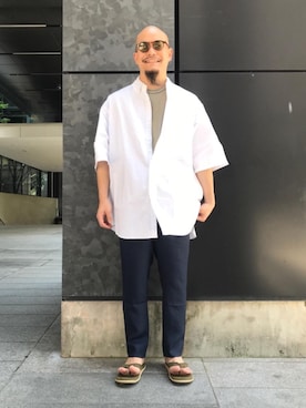 「ベーシック/トラッド」｜山本　一輝さん（メンズ・163cm）の夏コーディネート