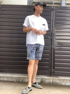 「united arrows」｜「アイテム（スリッポン）」を使った、おしぼりくんさん（メンズ・178cm）の秋コーディネート