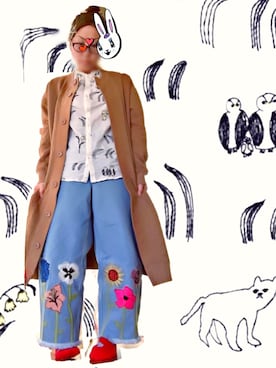 だるさん(レディース・154cm)の秋コーディネート