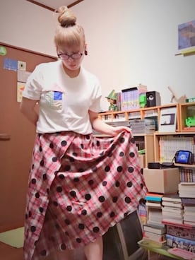 「FRAPBOIS half」｜だるさん（レディース・154cm）の夏コーディネート