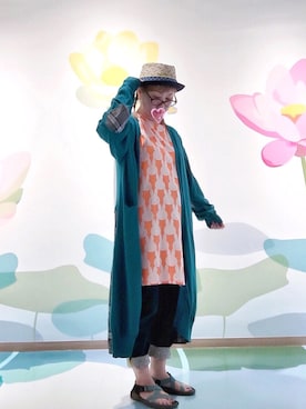 「ロールアップ」｜「アイテム（福袋/福箱）」を使った、だるさん（レディース・152cm）の夏コーディネート