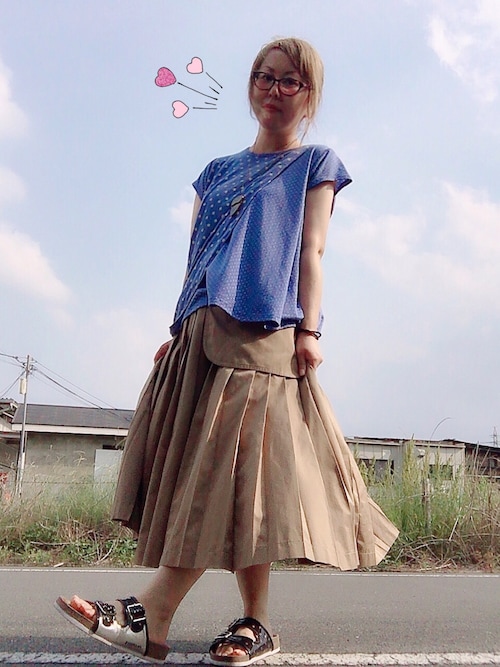 フラボア チノパンツ スカート FRAPBOIS（フラボア）の「チノプリーツ（スカート）」 - WEAR