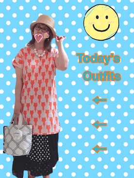 「Sleep（スリープ）のアイテム」を使った、だるさん（レディース・152cm）の秋コーディネート