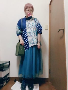 グリーン ネイビー の人気ファッションコーディネート Wear