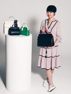 「TORY BURCH（トリーバーチ）のアイテム（ワンピース/ドレス）」を使った、Aura さん（レディース・170cm）の春コーディネート