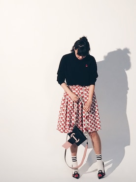 「PRADA（プラダ）のアイテム（スカート）」を使った、Aura さん（レディース・170cm）の春コーディネート