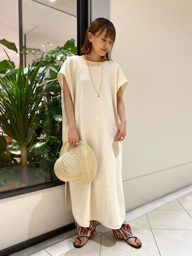 「HERMINAATHENS」｜asakaさん（レディース・164cm）の春コーディネート
