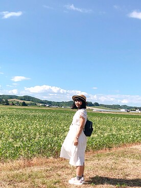 「travel」｜「アイテム（腕時計）」を使った、Irisさん（レディース・156cm）の夏コーディネート