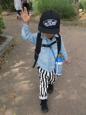 TKHRさん（キッズ・100cm）の春コーディネート