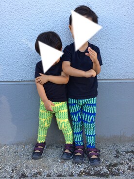 「codycoby（コーディーコービー）のアイテム」を使った、TKHRさん（キッズ・100cm）の夏コーディネート