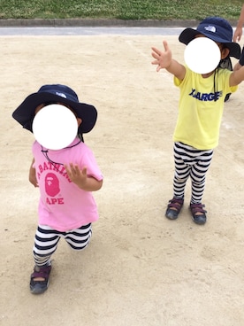 TKHRさん（キッズ・100cm）の夏コーディネート