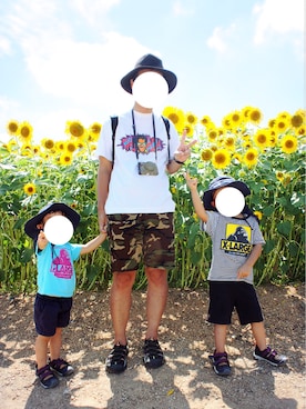 TKHRさん（キッズ・100cm）の夏コーディネート