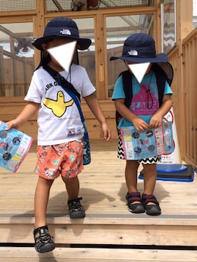 TKHRさん（キッズ・100cm）の夏コーディネート