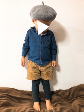 TKHRさん（キッズ・90cm）の秋コーディネート