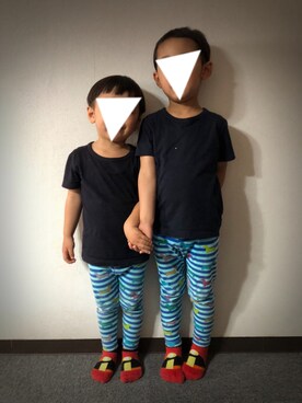 「codycoby（コーディーコービー）のアイテム」を使った、TKHRさん（キッズ・110cm）の春コーディネート