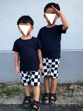 TKHRさん（キッズ・110cm）の夏コーディネート