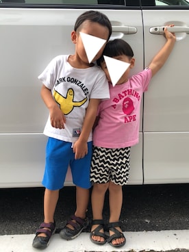 TKHRさん（キッズ・110cm）の夏コーディネート