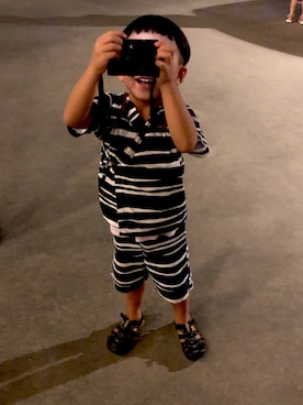 「5歳」｜「アイテム（浴衣）」を使った、TKHRさん（キッズ・110cm）の夏コーディネート