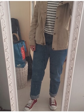 「Etam（エタム）のアイテム（パンツ）」を使った、fancyさん（レディース・162cm）の春コーディネート