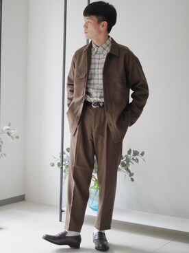 「秋におすすめシャツ＆ブラウス スタイル」｜Jedikさん（メンズ・169cm）の秋コーディネート